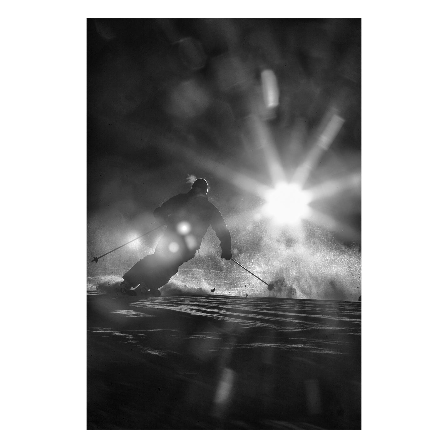 Starburst Black and White