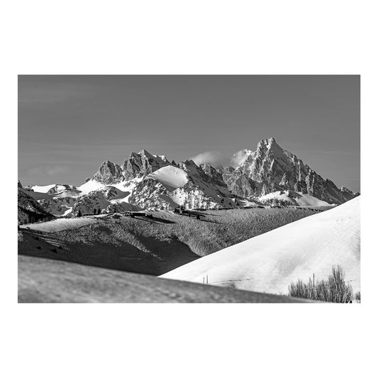 Teton Peaks B&W